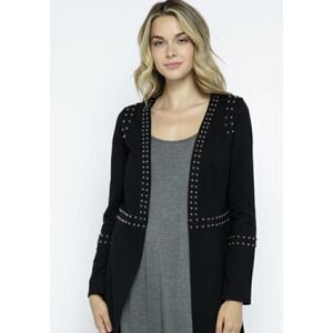 Vocal Long Sleeve Jacket W/ Studs LG NWT